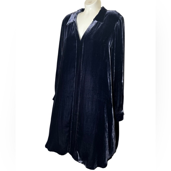 Sundance Hendrix Velvet Shirt Dress - Picture 3 of 8